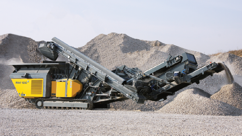 מגרסות ניידות ונייחות RUBBLE MASTER