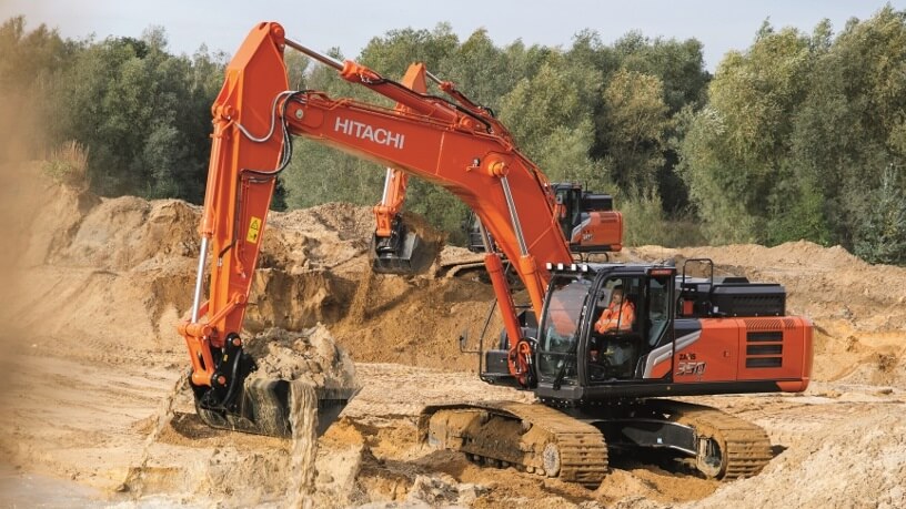 מחפר זחלי היטאצ'י ZX350LC-7